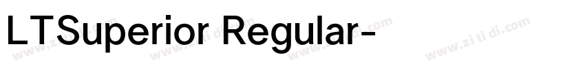 LTSuperior Regular字体转换